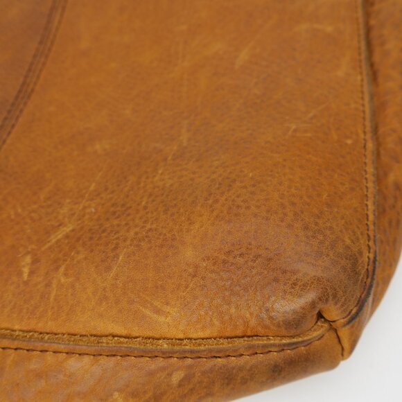 Duluth Lifetime Leather Medium Sling Bag Crossbody Purse Honey - Picture 2 of 5